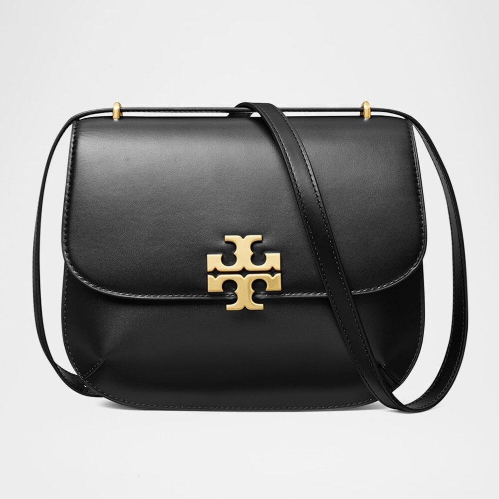 Tory Burch Eleanor Leather Slim Saddle Bag - Picture 2 of 11